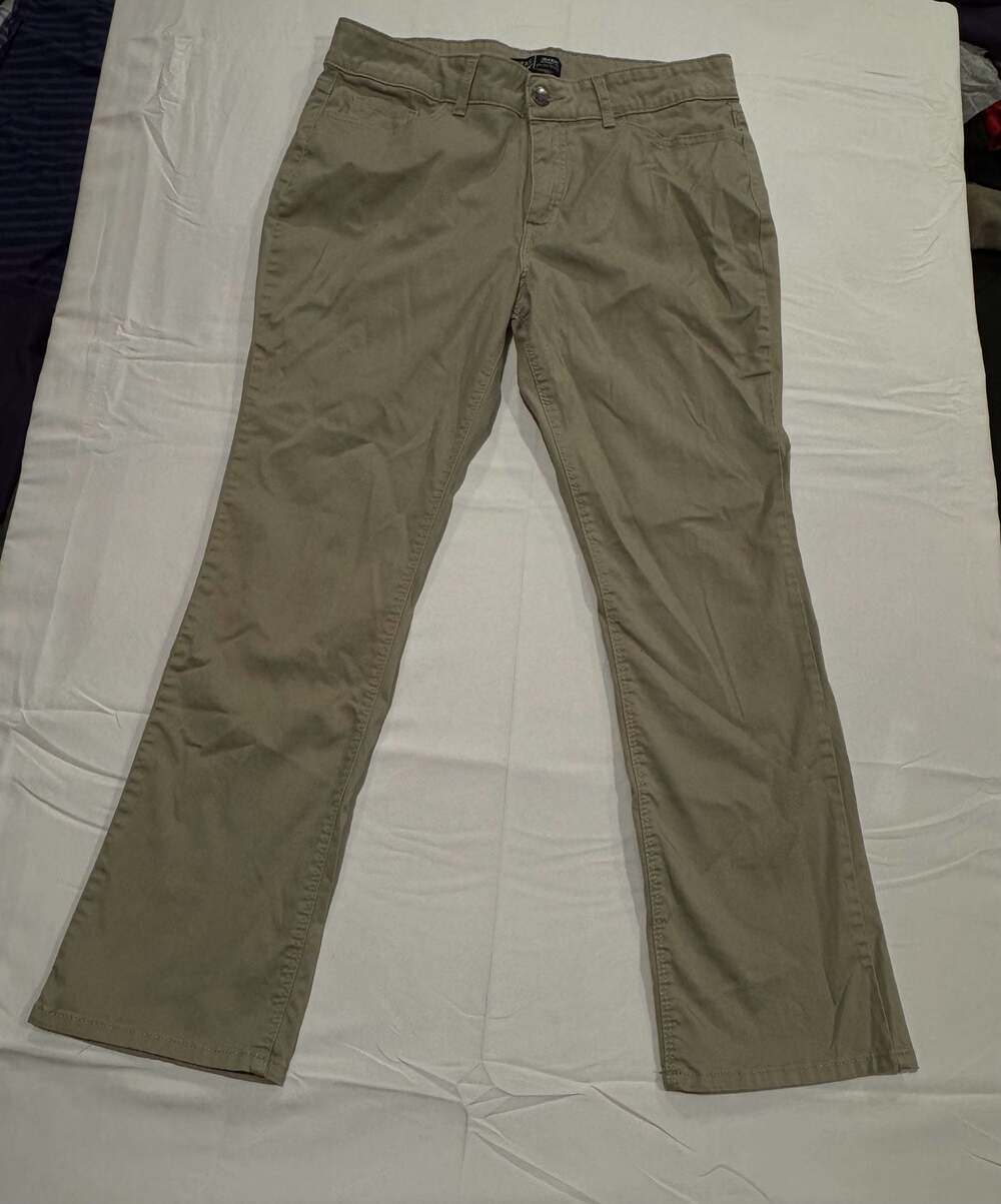 Y2K Riders by Lee Mid Rise Straight Leg Chino Pants Women's Size 14P